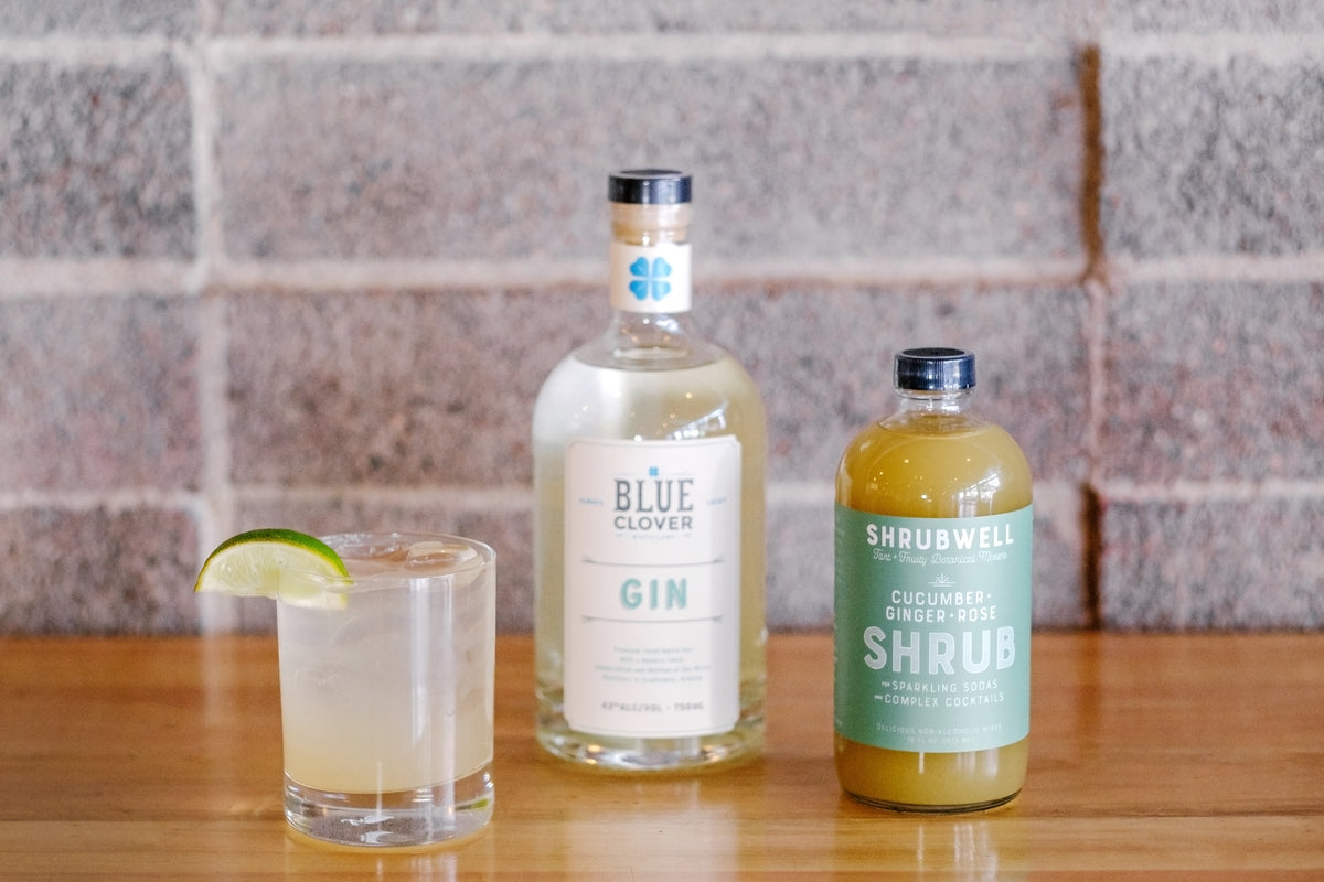 Cucumber Gin Rickey Shrubwell