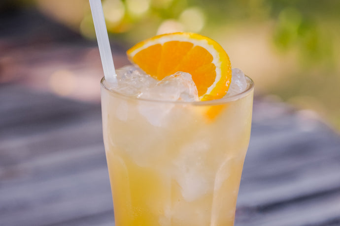 Orange Elderflower Shrub Cocktail